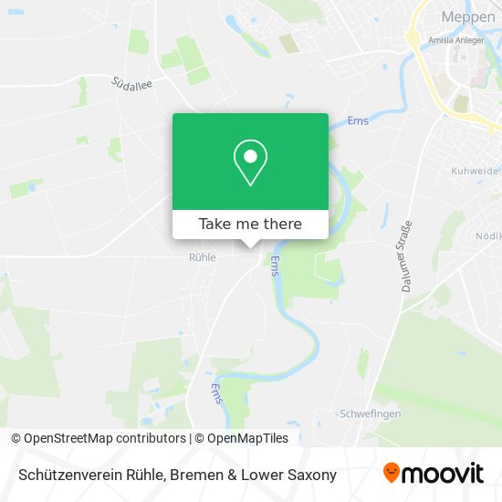 Schützenverein Rühle map
