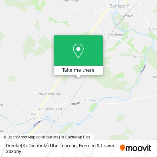 Dreeke(Kr Diepholz) Überführung map