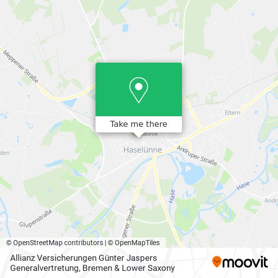 Allianz Versicherungen Günter Jaspers Generalvertretung map