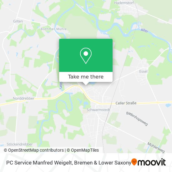 PC Service Manfred Weigelt map