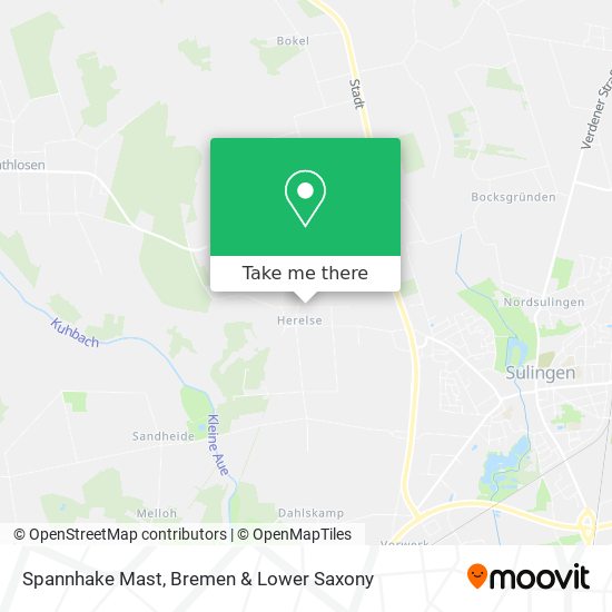 Spannhake Mast map