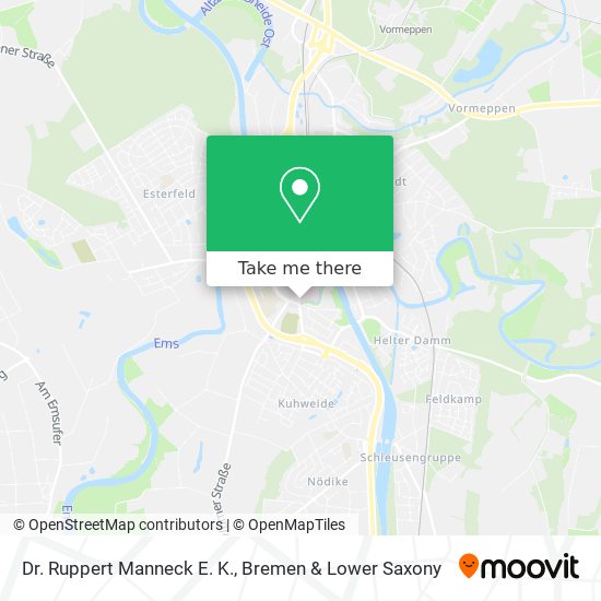 Dr. Ruppert Manneck E. K. map