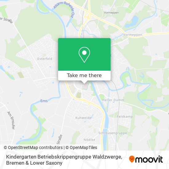 Kindergarten Betriebskrippengruppe Waldzwerge map