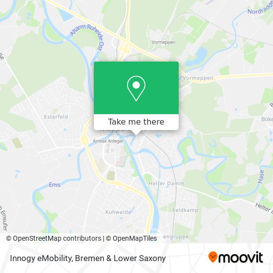 Innogy eMobility map