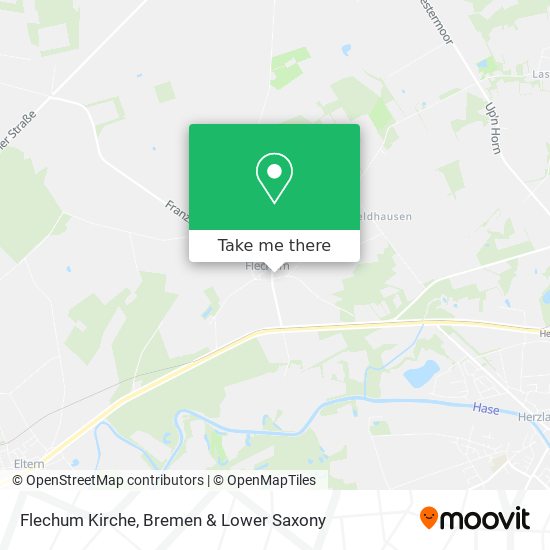 Flechum Kirche map