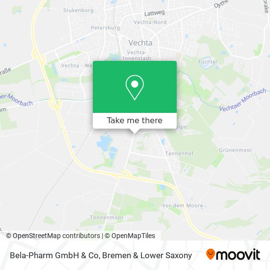 Bela-Pharm GmbH & Co map