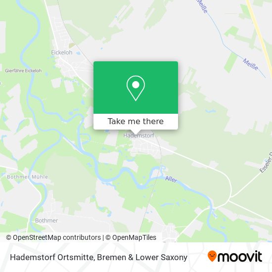 Hademstorf Ortsmitte map