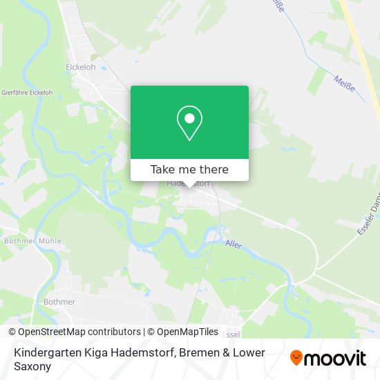 Kindergarten Kiga Hademstorf map