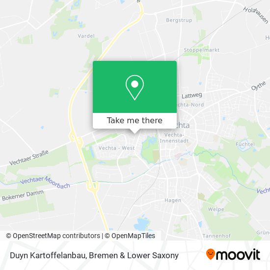 Duyn Kartoffelanbau map