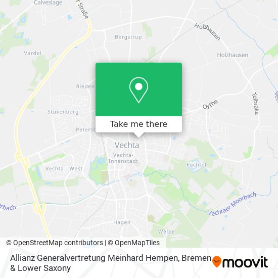 Allianz Generalvertretung Meinhard Hempen map