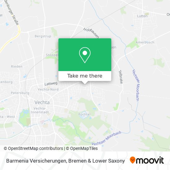 Barmenia Versicherungen map