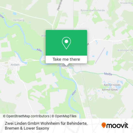 Карта Zwei Linden GmbH Wohnheim für Behinderte