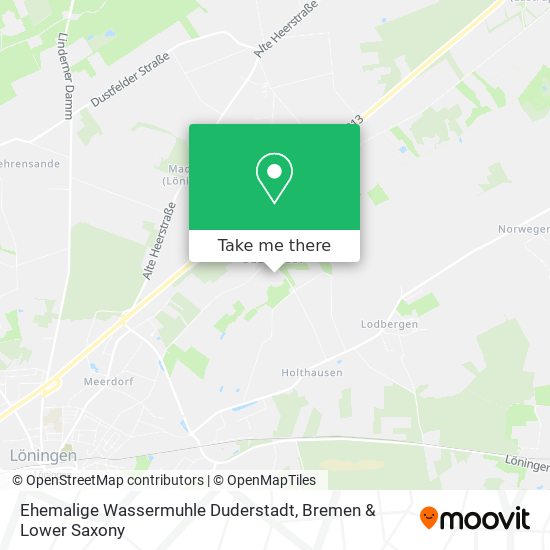 Ehemalige Wassermuhle Duderstadt map