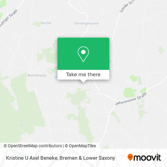 Kristine U Axel Beneke map