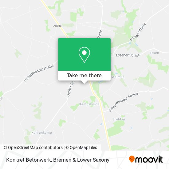 Konkret Betonwerk map