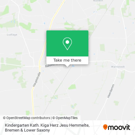 Kindergarten Kath. Kiga Herz Jesu Hemmelte map