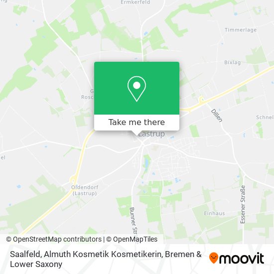 Карта Saalfeld, Almuth Kosmetik Kosmetikerin