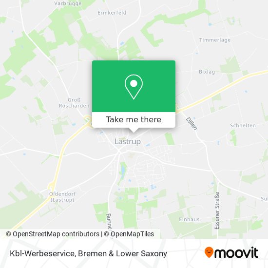 Kbl-Werbeservice map