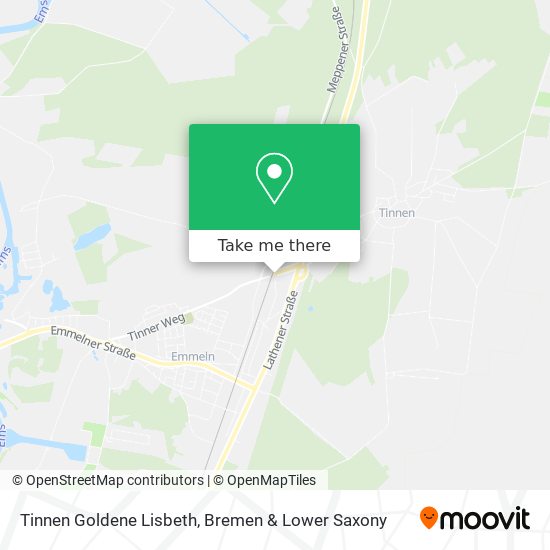 Tinnen Goldene Lisbeth map