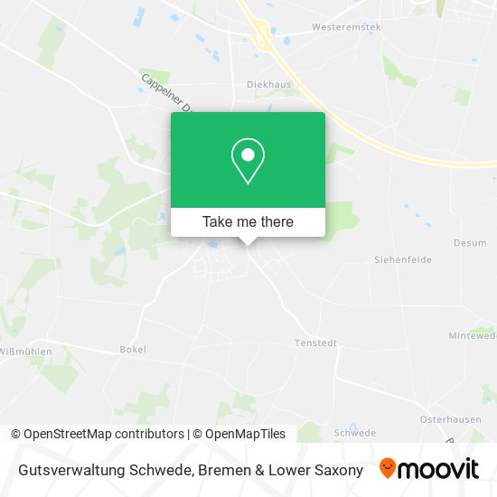 Gutsverwaltung Schwede map