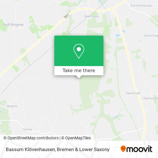 Bassum Klövenhausen map