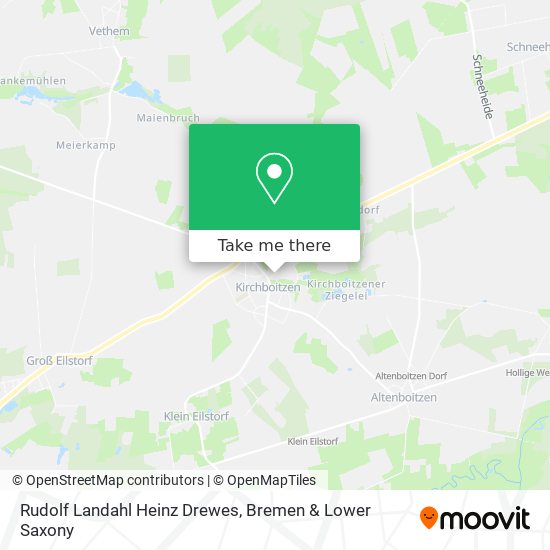 Rudolf Landahl Heinz Drewes map