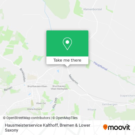Hausmeisterservice Kalthoff map