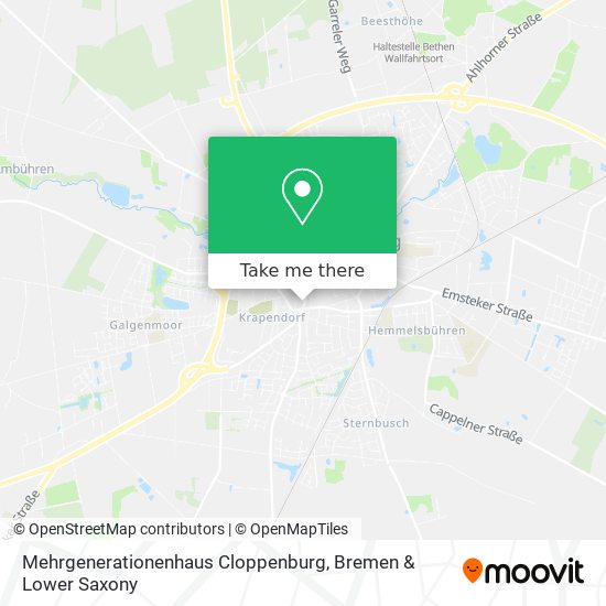 Mehrgenerationenhaus Cloppenburg map