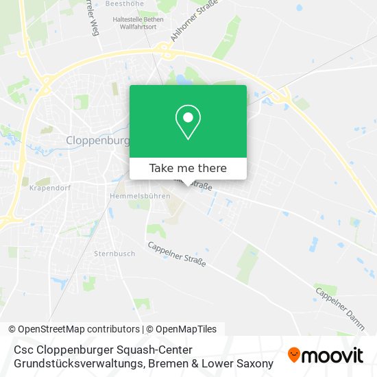Карта Csc Cloppenburger Squash-Center Grundstücksverwaltungs