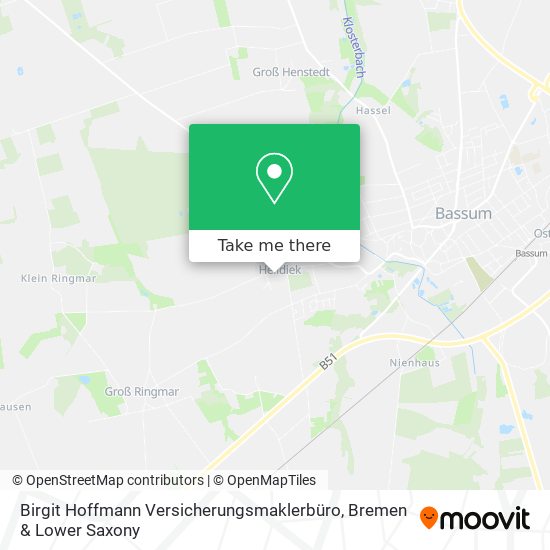 Birgit Hoffmann Versicherungsmaklerbüro map