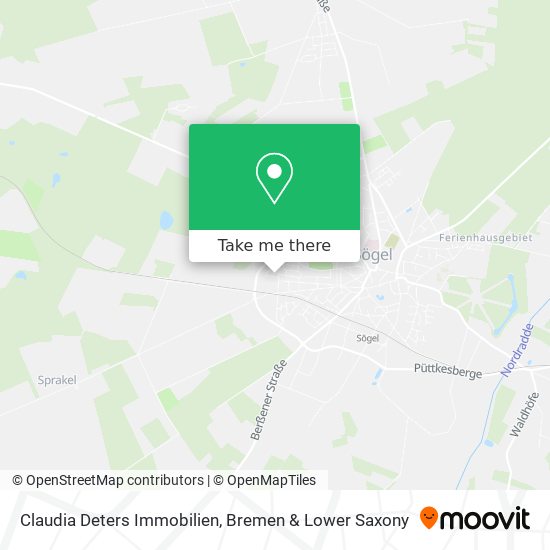 Claudia Deters Immobilien map