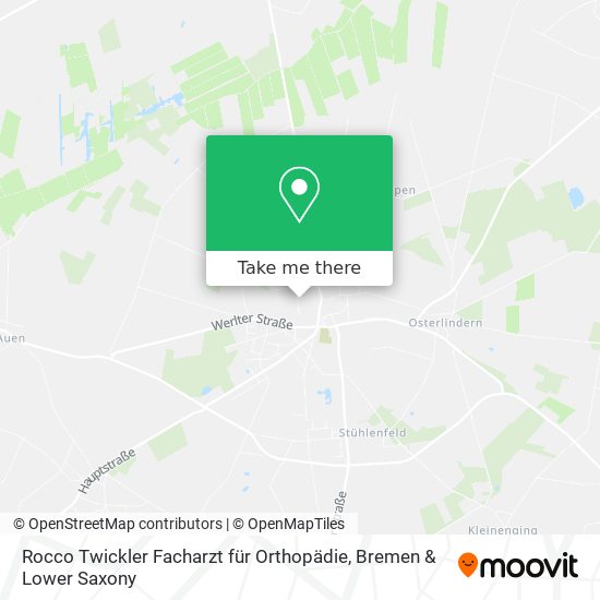 Rocco Twickler Facharzt für Orthopädie map