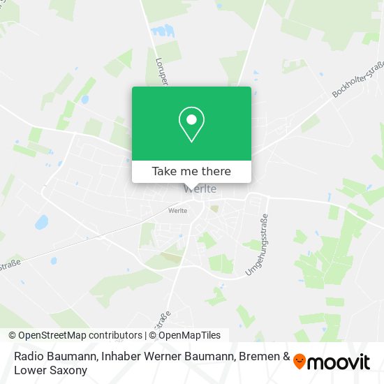 Radio Baumann, Inhaber Werner Baumann map