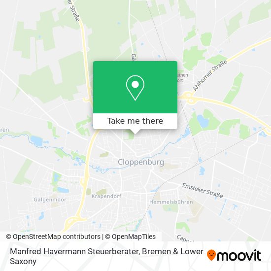 Manfred Havermann Steuerberater map