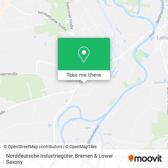 Norddeutsche Industriegüter map