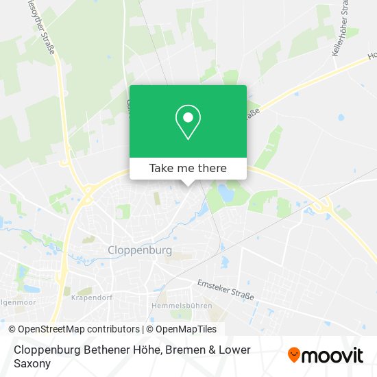 Карта Cloppenburg Bethener Höhe