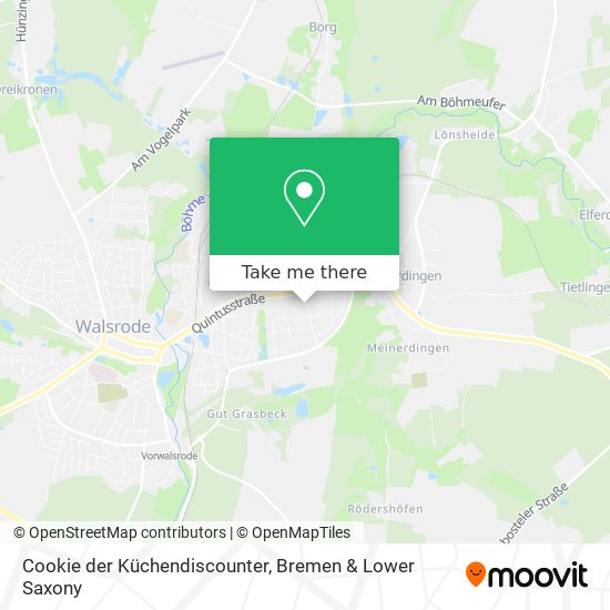 Cookie der Küchendiscounter map