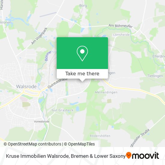 Kruse Immobilien Walsrode map