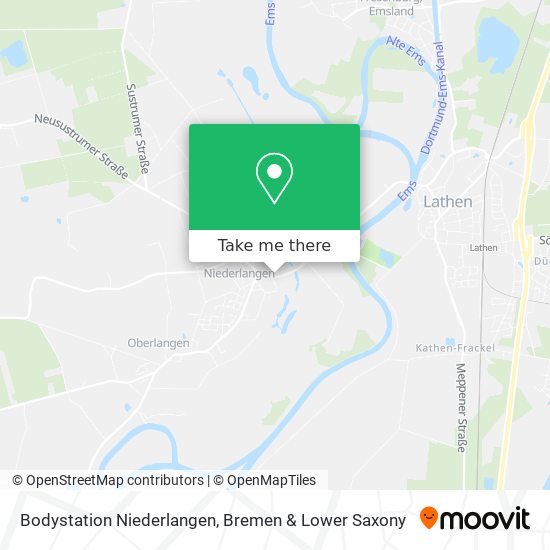 Карта Bodystation Niederlangen