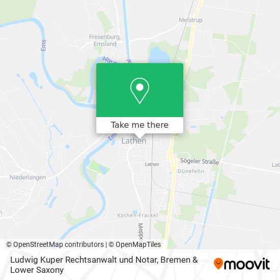 Ludwig Kuper Rechtsanwalt und Notar map