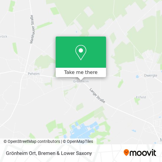 Grönheim Ort map