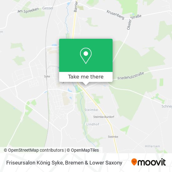 Friseursalon König Syke map