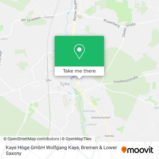 Kaye Höge GmbH Wolfgang Kaye map