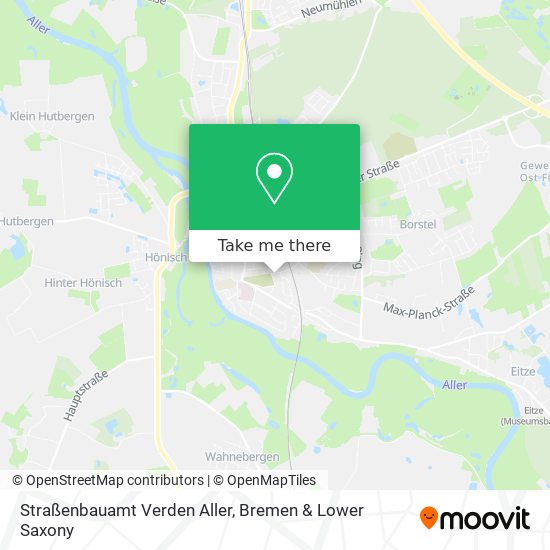 Straßenbauamt Verden Aller map