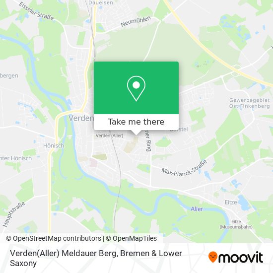 Verden(Aller) Meldauer Berg map
