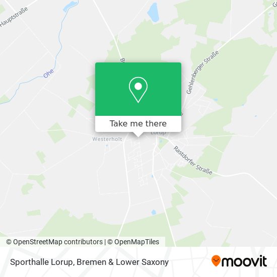Sporthalle Lorup map