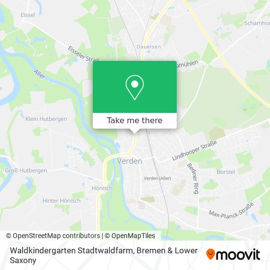 Waldkindergarten Stadtwaldfarm map