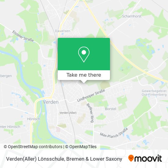 Verden(Aller) Lönsschule map