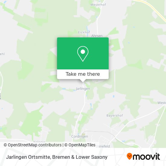 Jarlingen Ortsmitte map