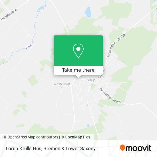 Lorup Krulls Hus map